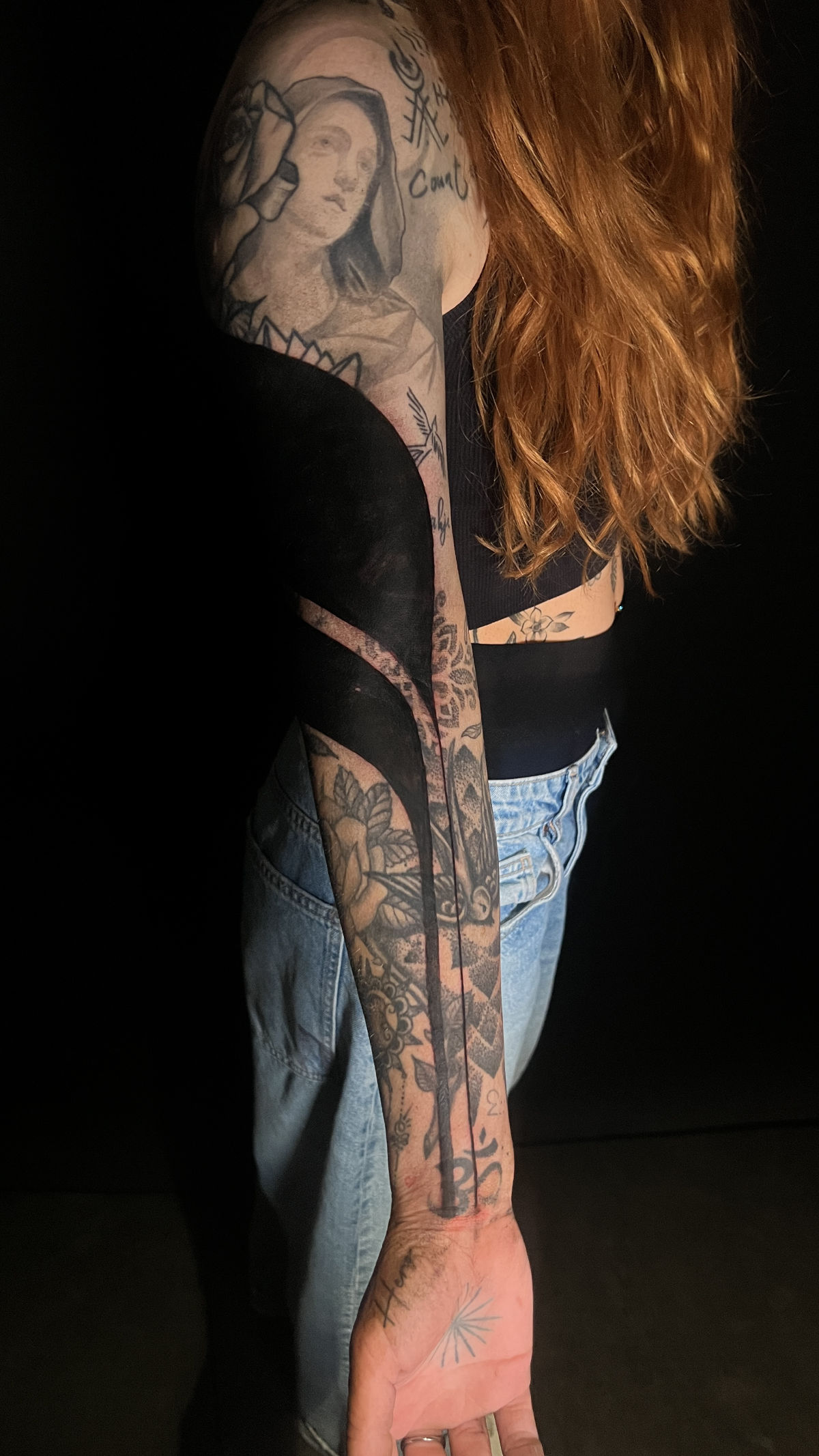Blackout tattoo cover-up Amsterdam