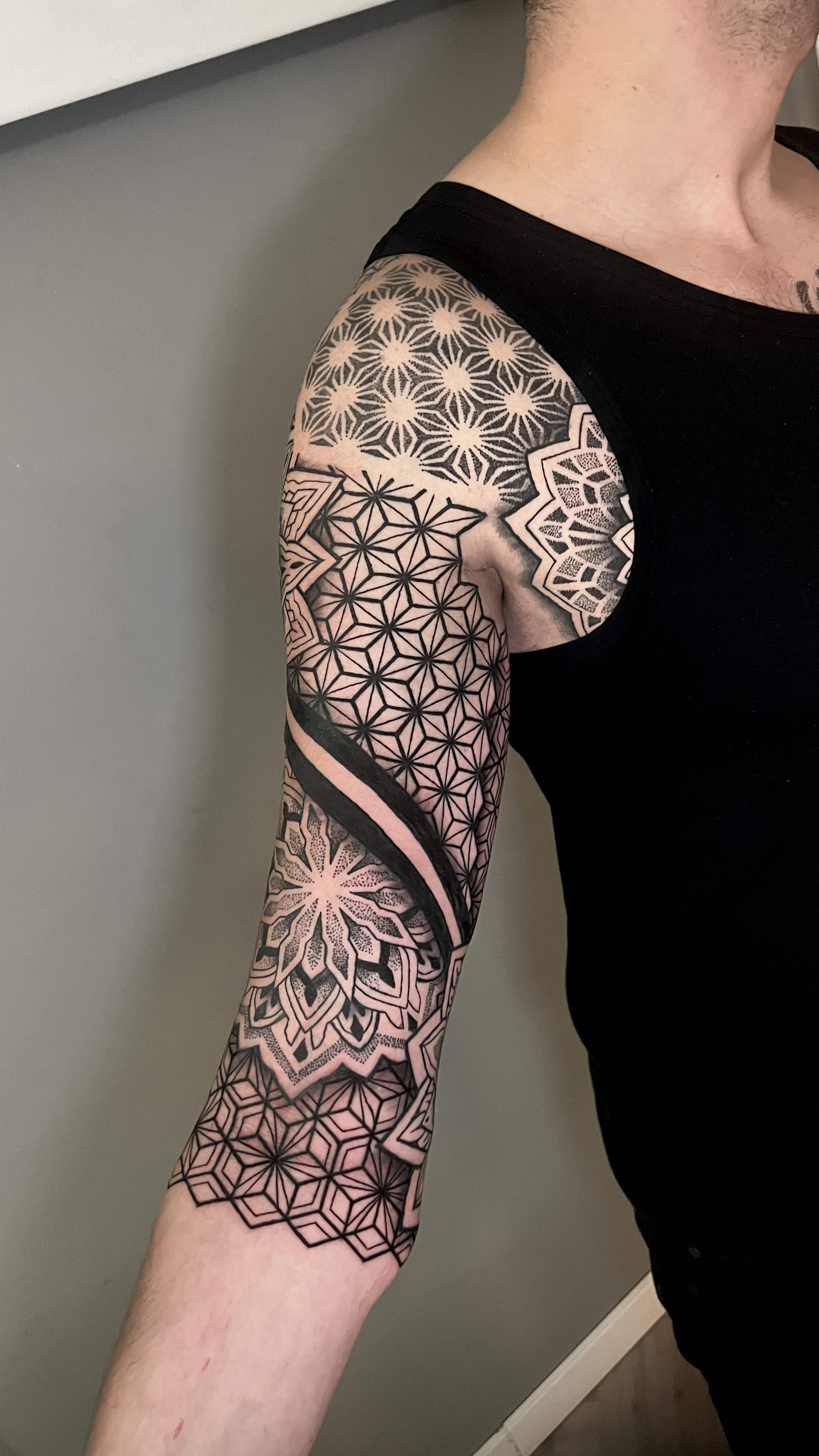 Geometric tattoo Amsterdam