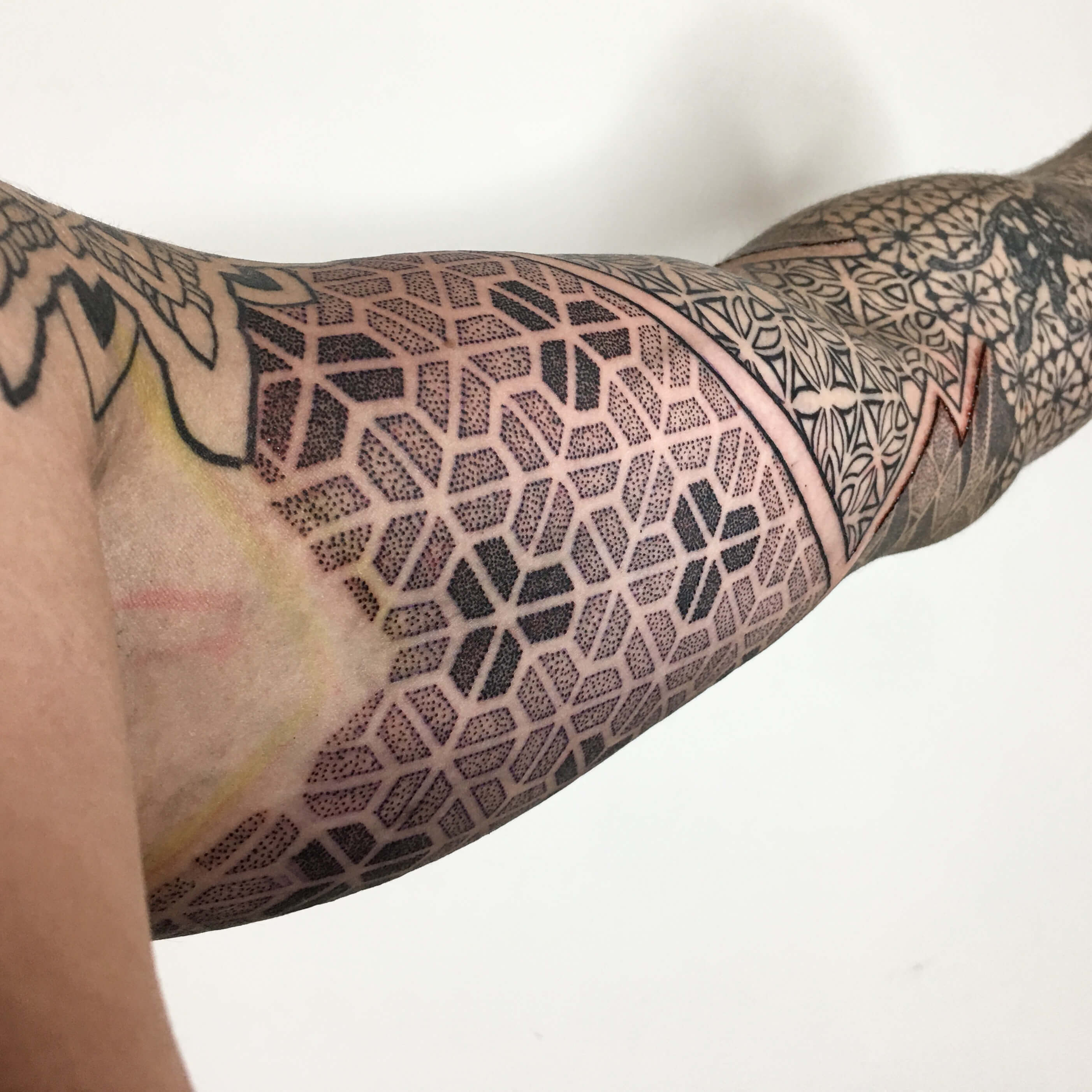 Geometric tattoo Amsterdam